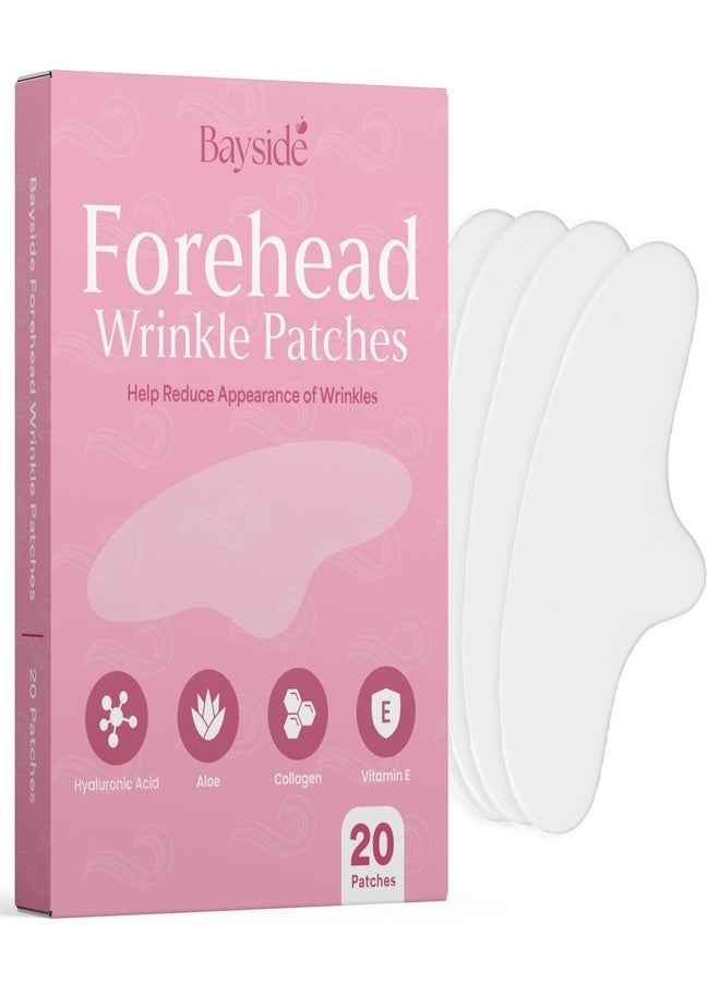 Bayside Forehead Wrinkle Patches | Anti-Wrinkle Facial Patches for Fine Lines | Overnight Wrinkle Filler & Deep Line Treatment | Disposable Face Tape for a Youthful, Firmer, and Smoother Appearance | 20 Count - Image 1